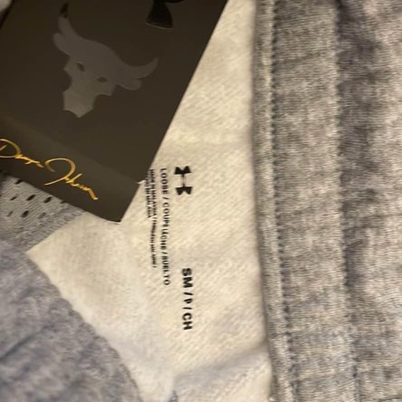 BRAND NEW women under armour dwayne johnson project rock gray shorts size S - Picture 7 of 7
